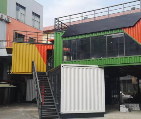 潜江龙虾基地创意空间产业园区新型集装箱办公大楼